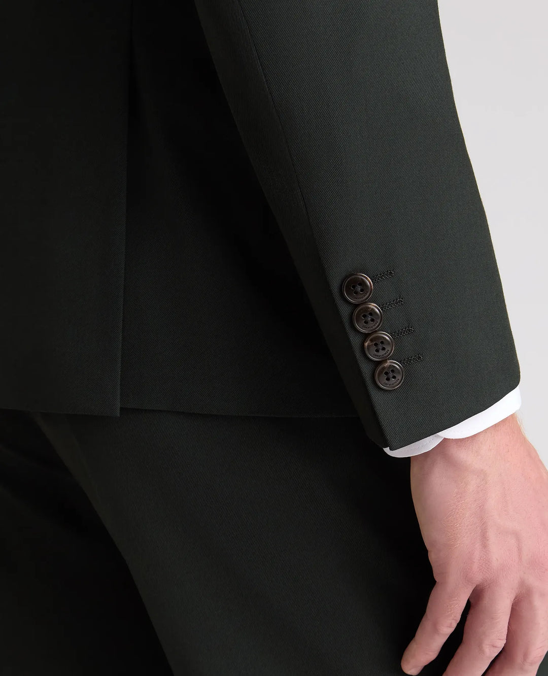 Massa J Slim Fit Suit Jacket – Dark Green