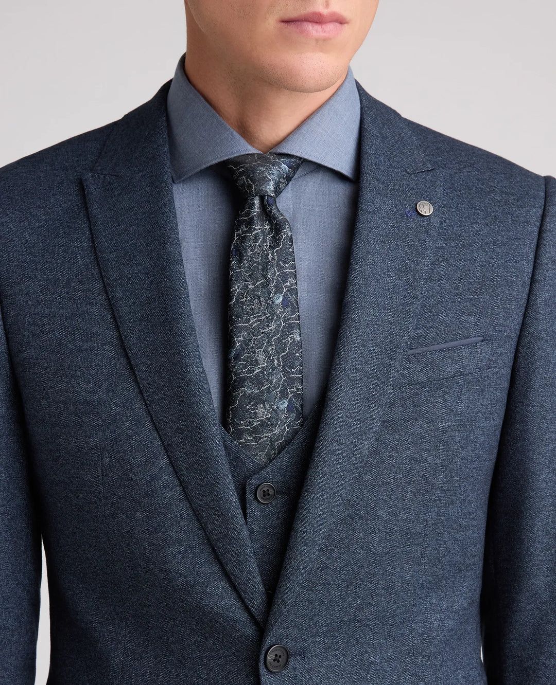 Monza J Slim Fit Suit Jacket – Blue