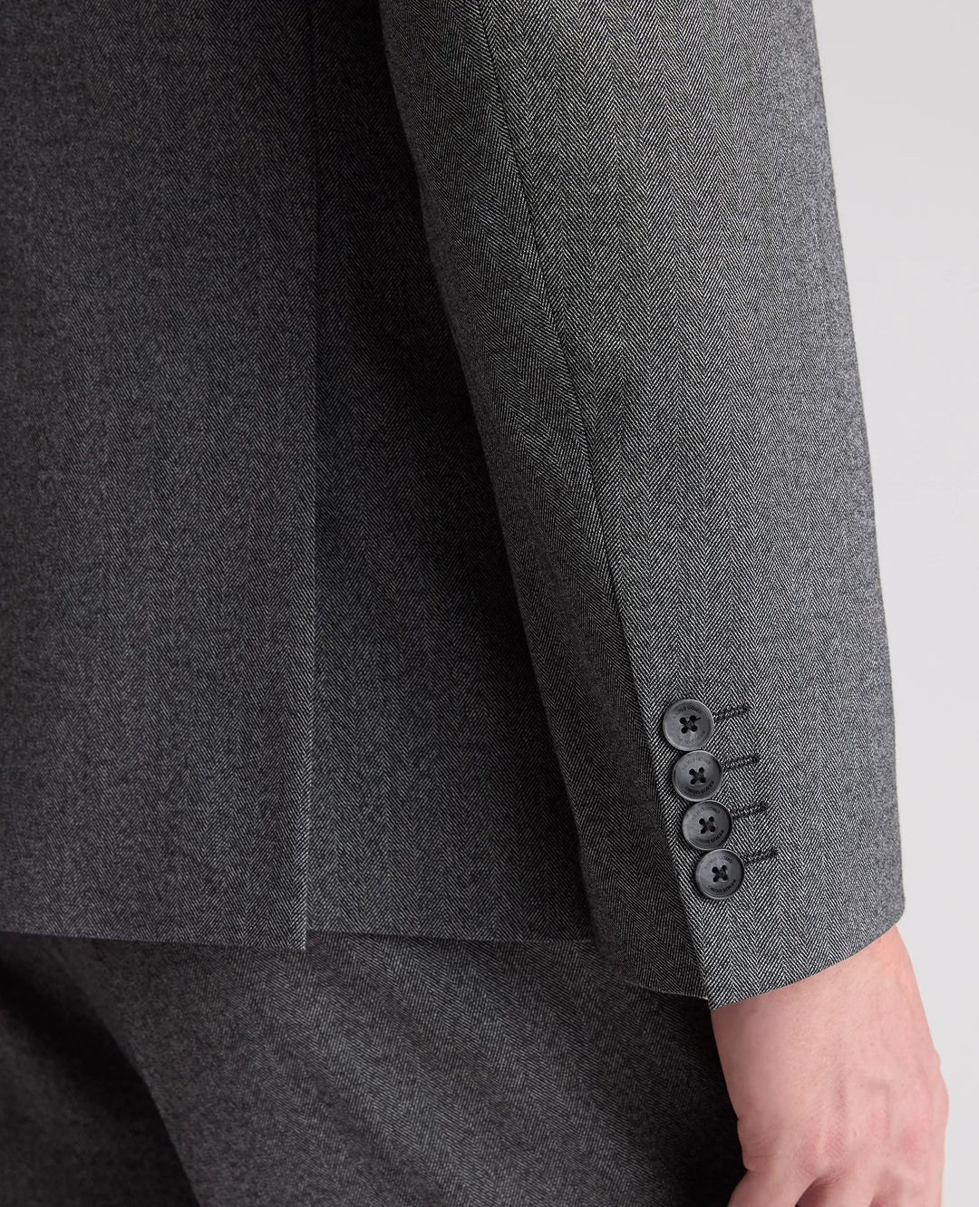 Peppe Tapered Suit Jacket – Grey