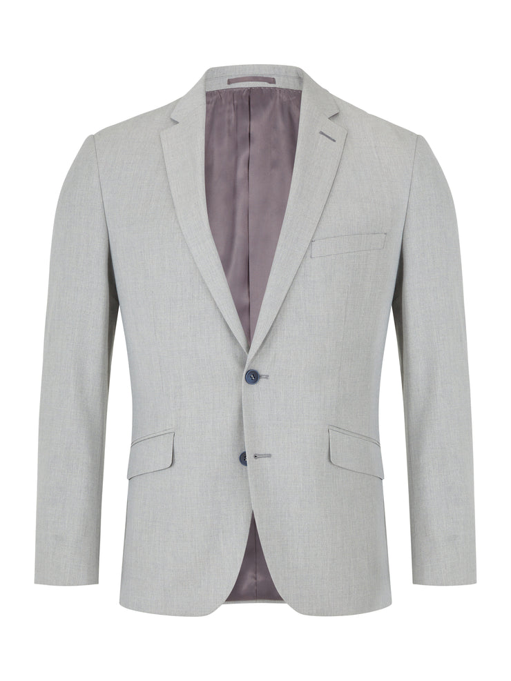 Daniel Grahame Tapered Fit Light Grey Dale Suit Jacket
