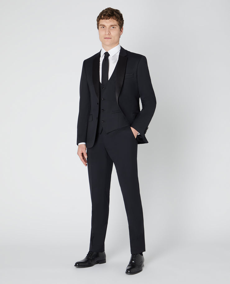 Remus Uomo Tapered Fit Black Paco Mix & Match Suit Jacket