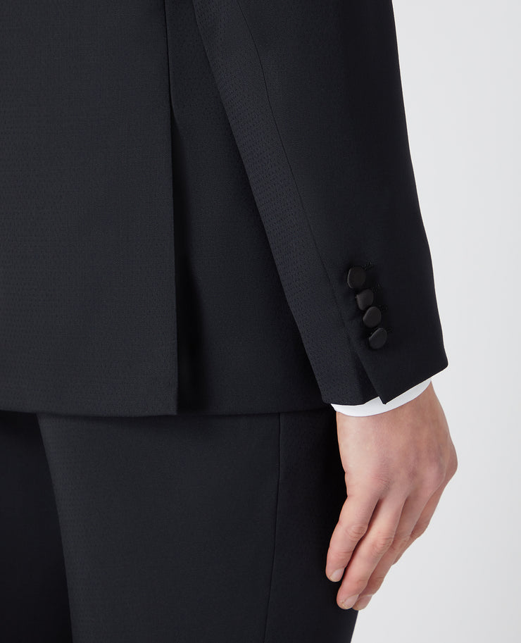 Remus Uomo Tapered Fit Black Paco Mix & Match Suit Jacket