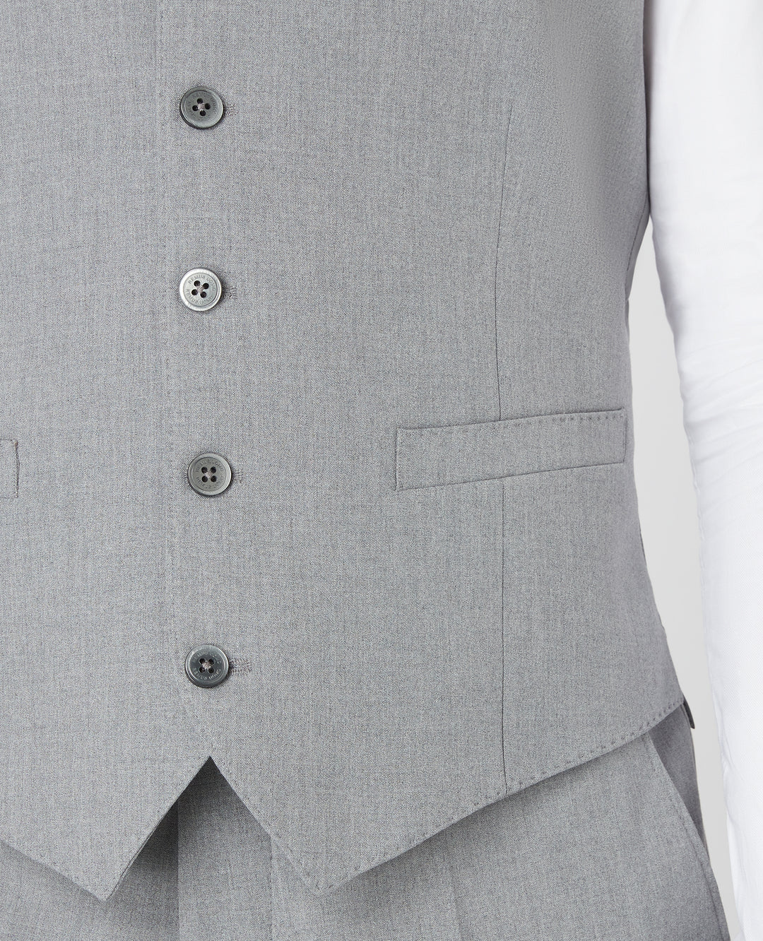 Remus Uomo – Tapered Fit – Palucci - Grey - Mix &amp; Match Waistcoat