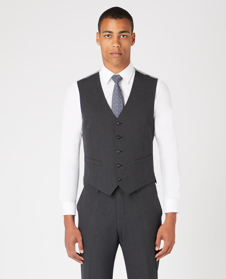 Remus Uomo Palucci Waistcoat Charcoal