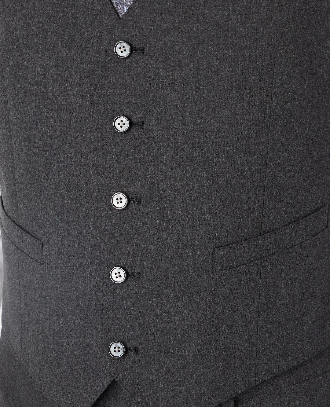 Remus Uomo – Tapered Fit – Palucci - Dark Grey - Mix &amp; Match Waistcoat