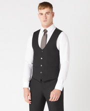 Remus Uomo – Slim Fit – Black – Luca Suit Waistcoat
