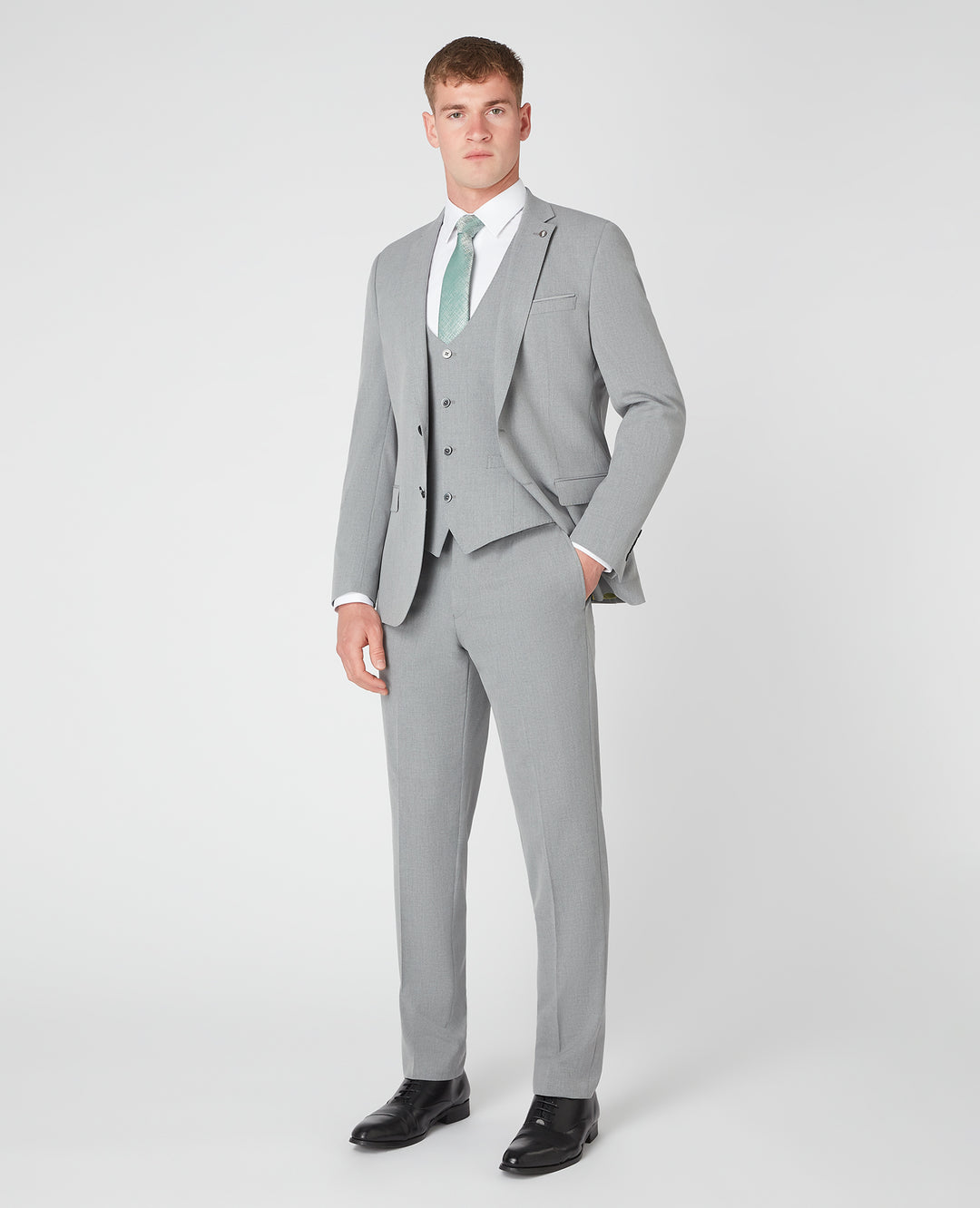 Remus Uomo – Slim Fit – Light Grey – Luca Suit Waistcoat