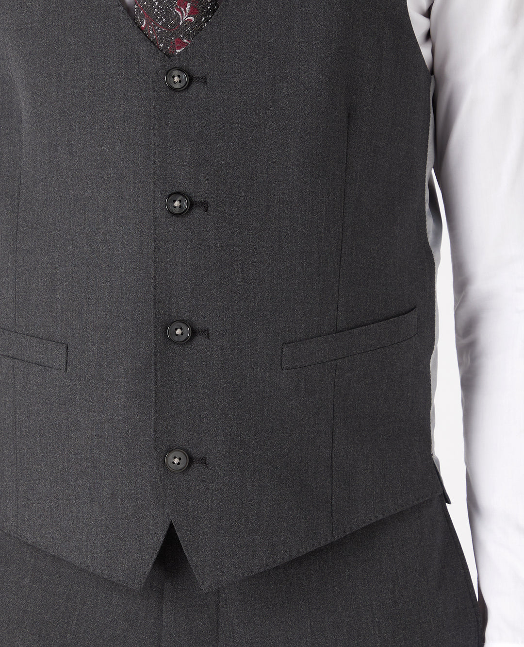 Remus Uomo – Slim Fit – Dark Grey– Luca Suit Waistcoat