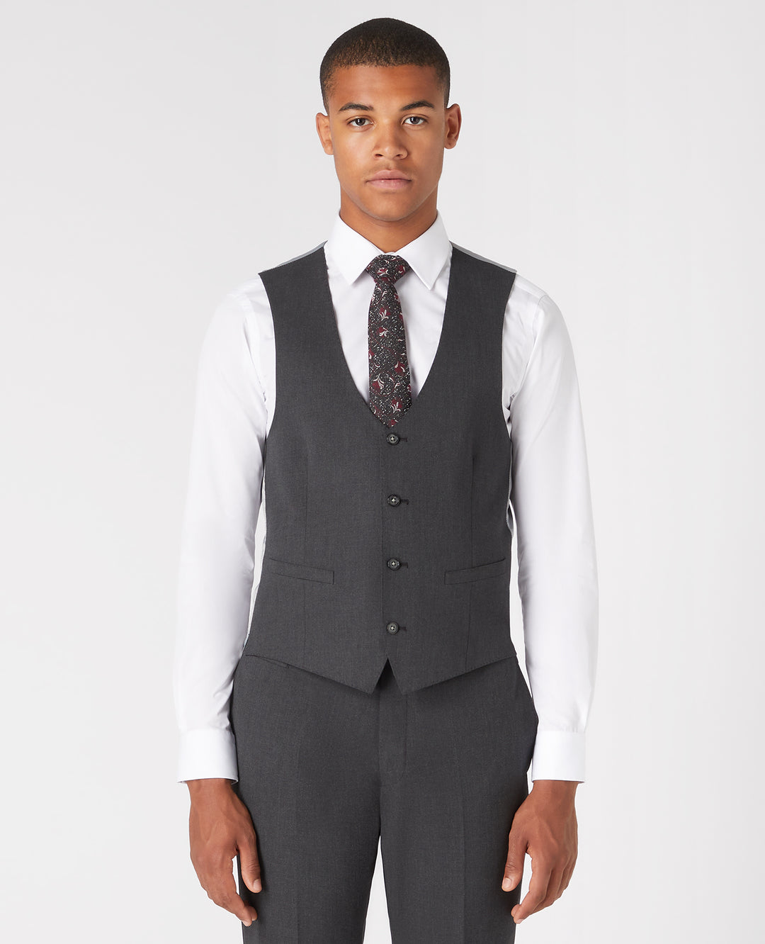 Remus Uomo – Slim Fit – Dark Grey– Luca Suit Waistcoat