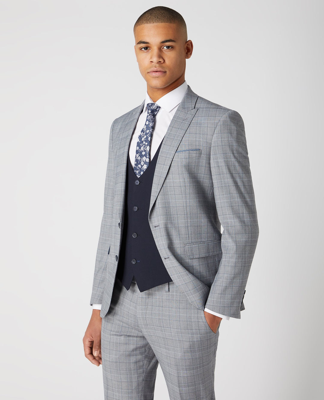 Remus Uomo – Slim Fit – Navy – Luca Suit Waistcoat