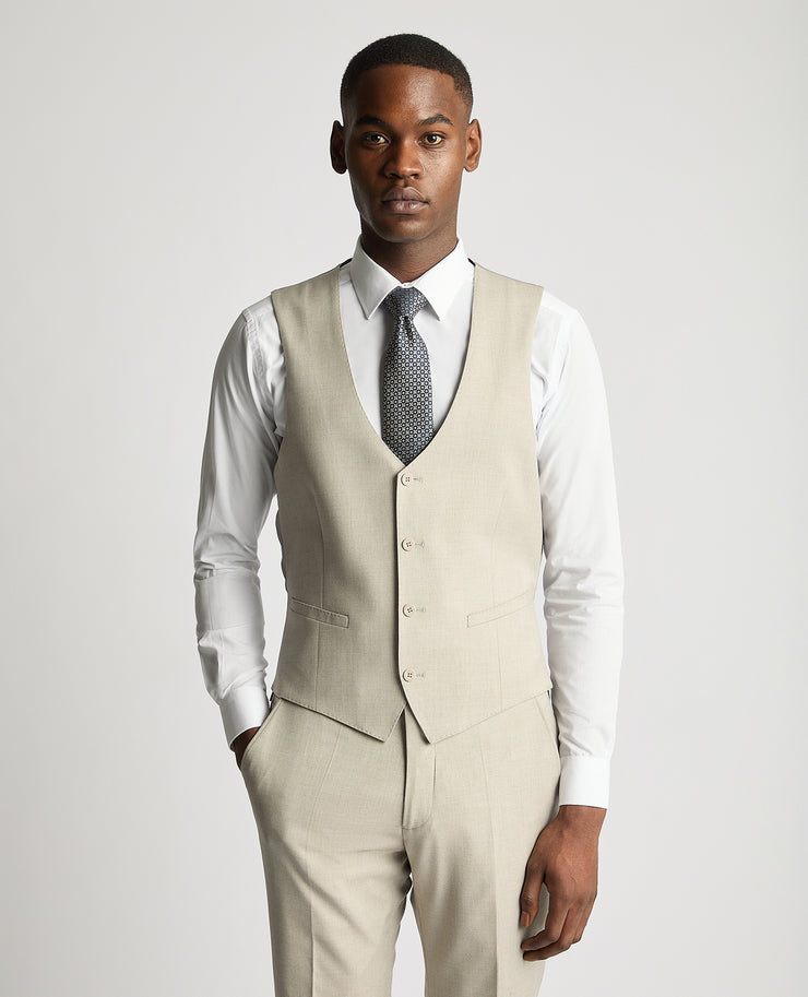 Remus Uomo – Slim Fit – Stone – Mario Suit Waistcoat