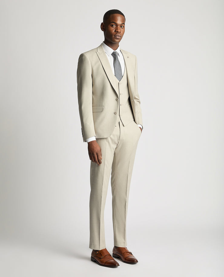 Remus Uomo – Slim Fit – Stone – Mario Suit Waistcoat