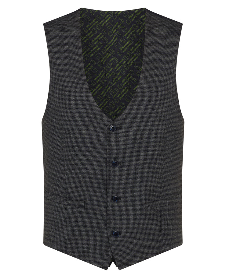 Remus Uomo Matteo Charcoal Waistcoat