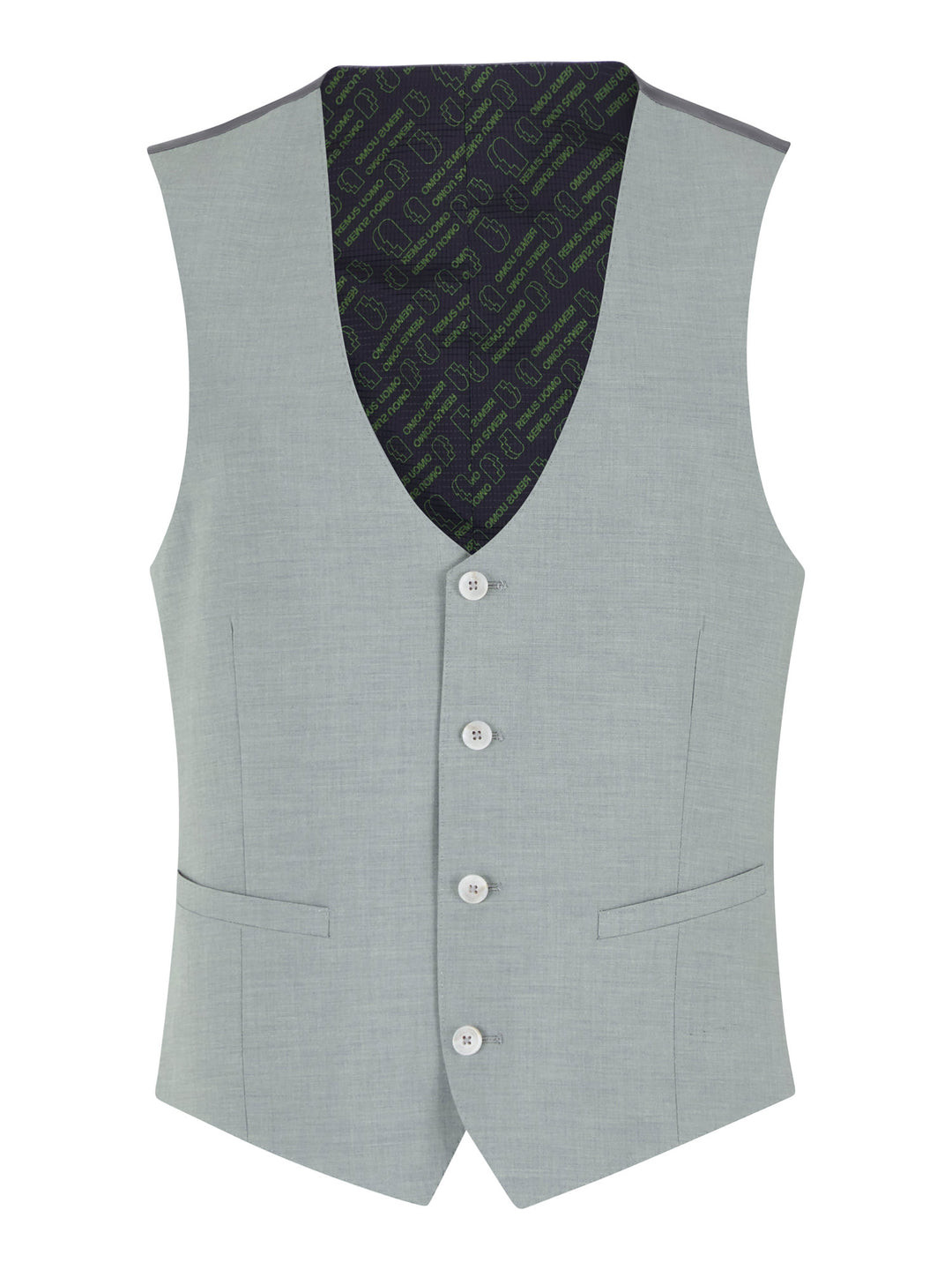 Remus Uomo – Slim Fit – Light Green – Massa Suit Waistcoat