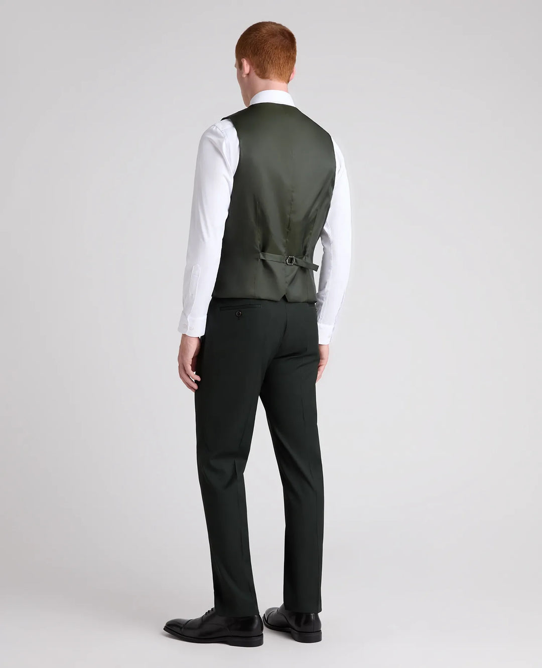 Massa J Slim Fit Suit Waistcoat – Green