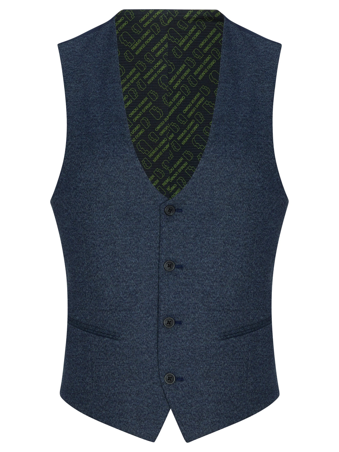 Monza J Slim Fit Suit Waistcoat – Blue