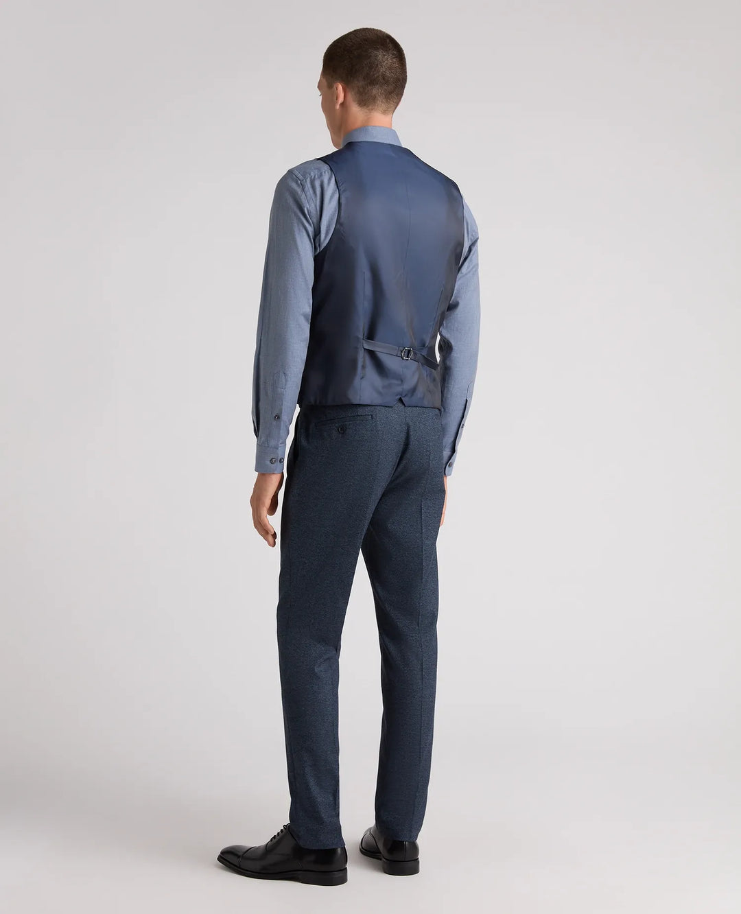 Monza J Slim Fit Suit Waistcoat – Blue