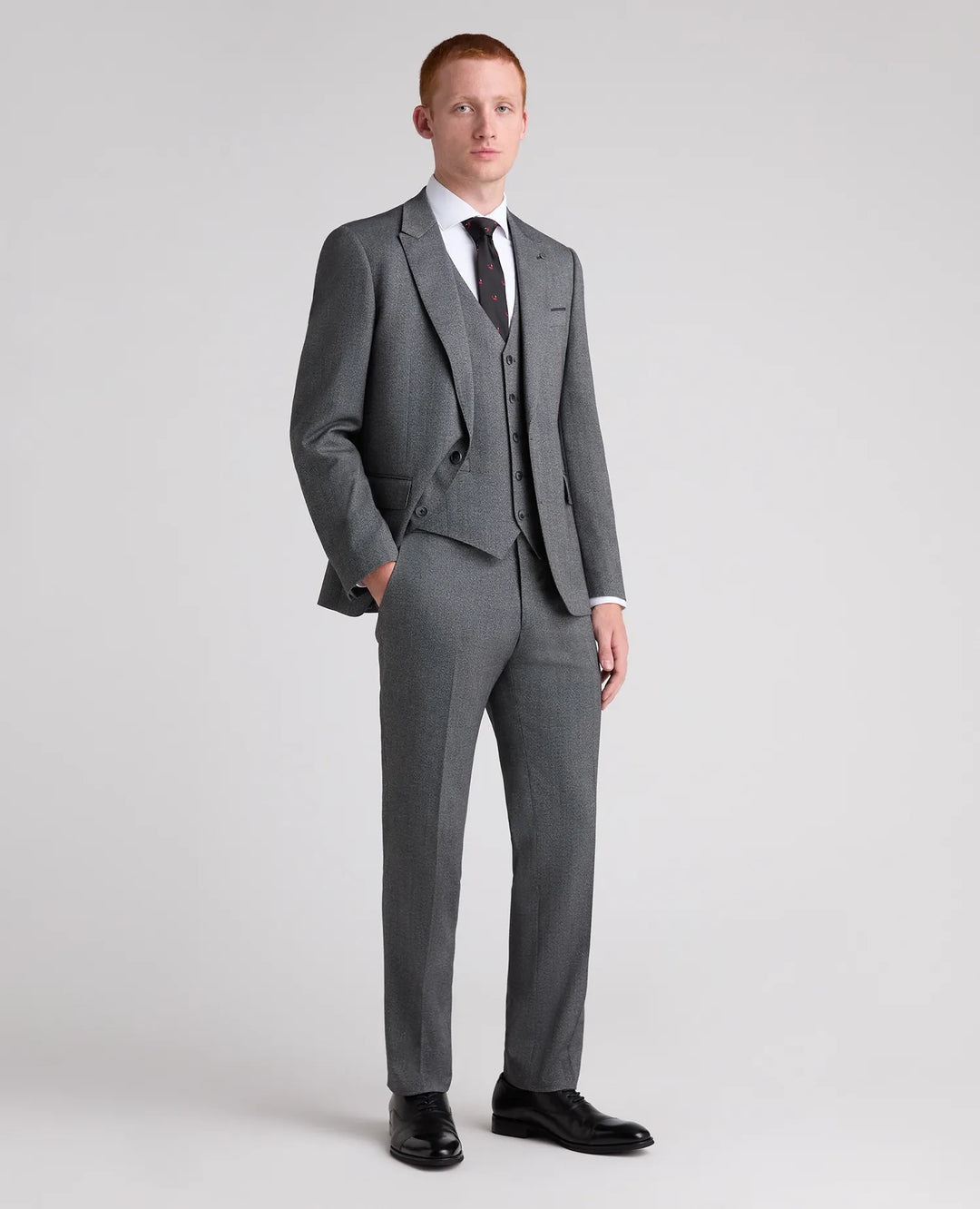 Peppe Tapered Suit Waistcoat – Grey