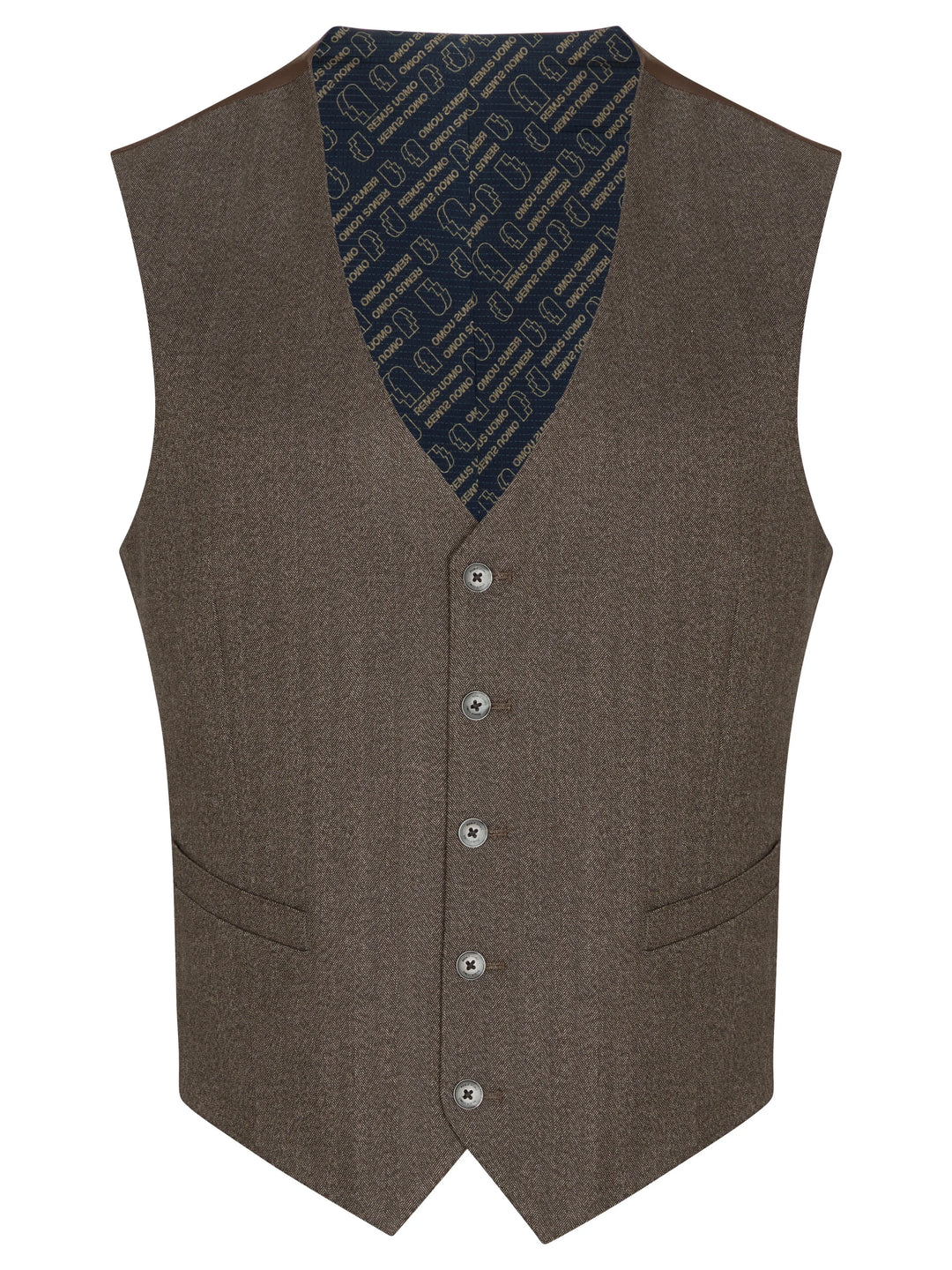 Peppe Waistcoat – Dark Brown