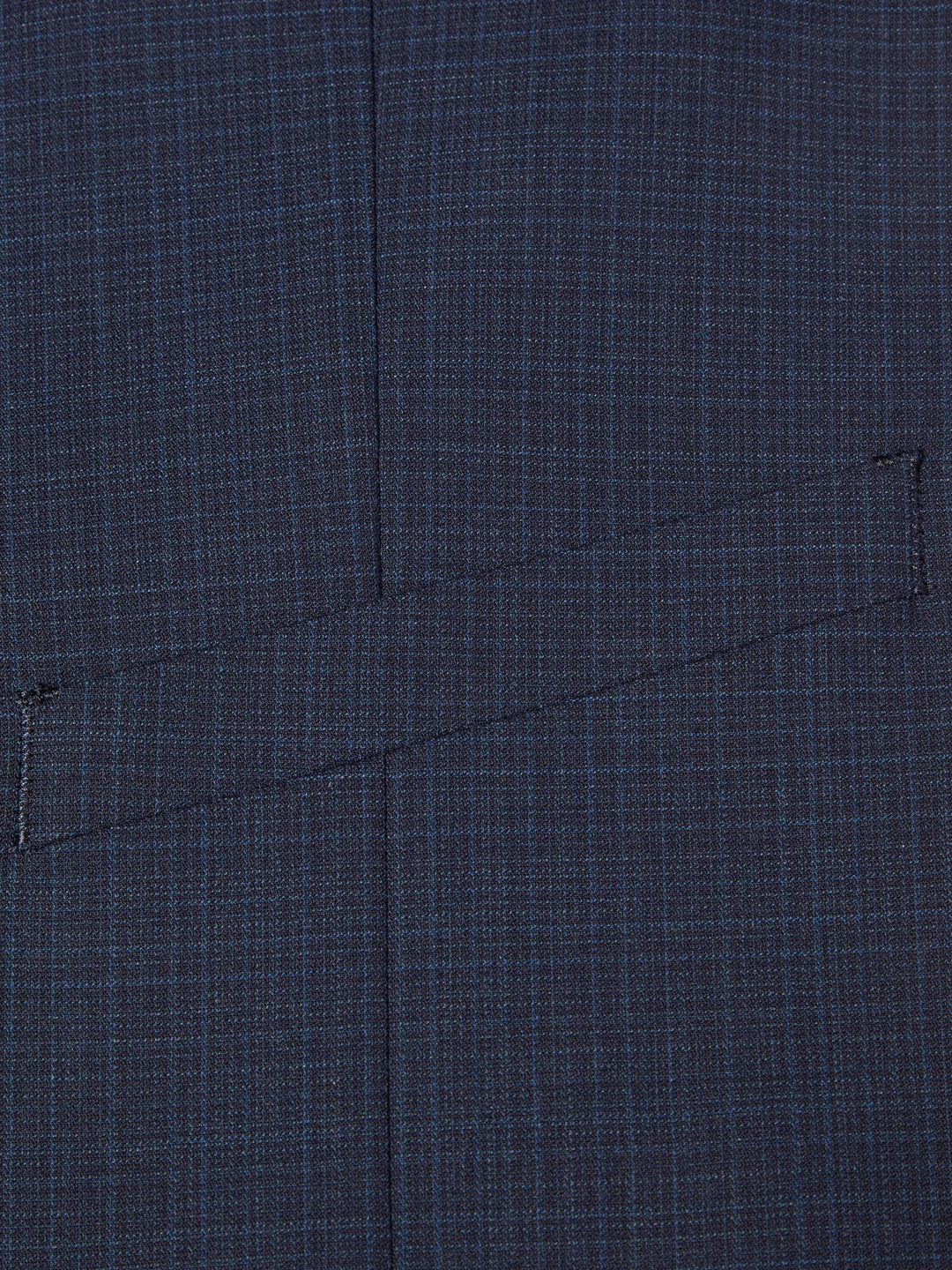 Dale Tapered Check Suit Waistcoat – Navy