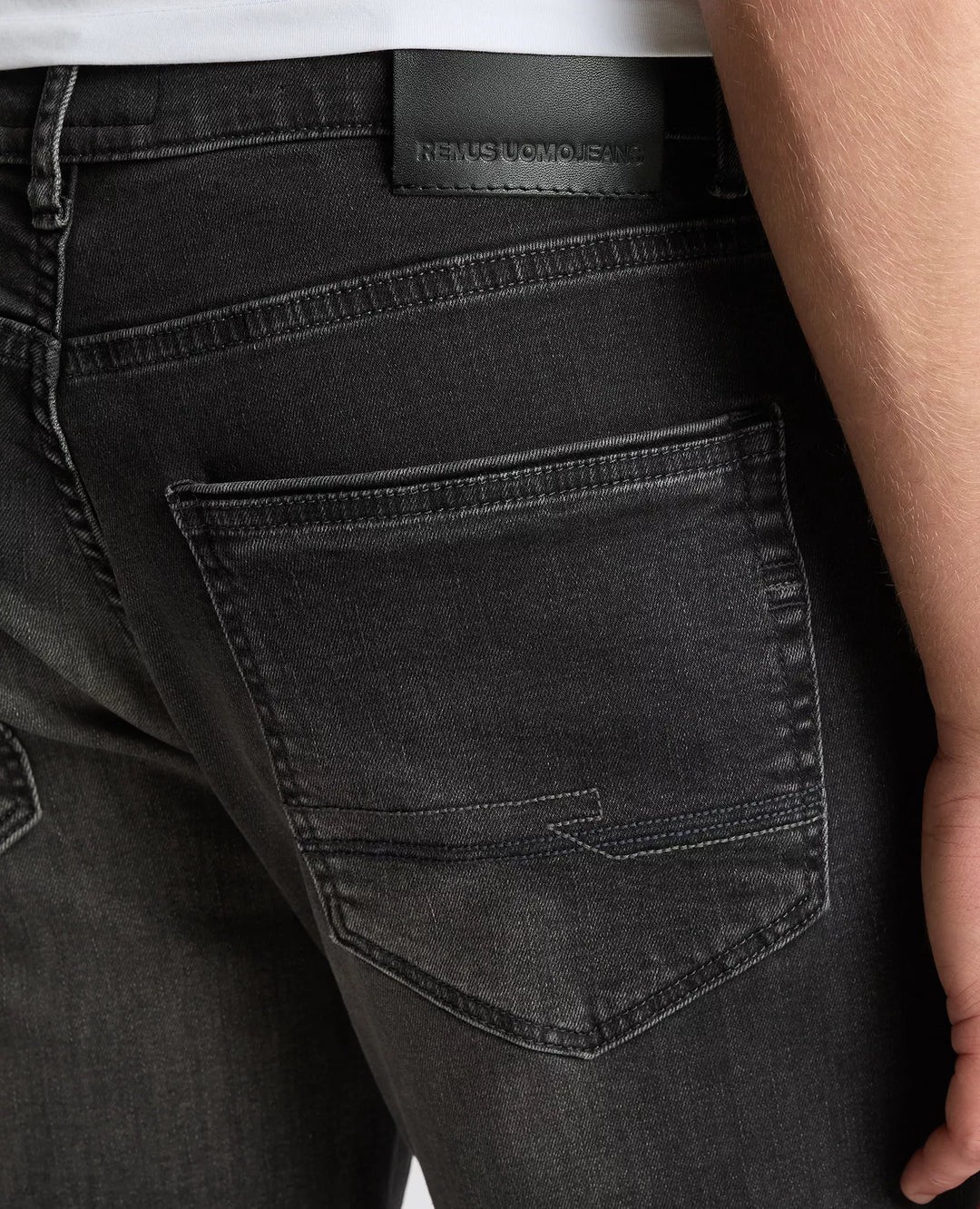 Remus Uomo Straight Fit Grey Rogan Jeans