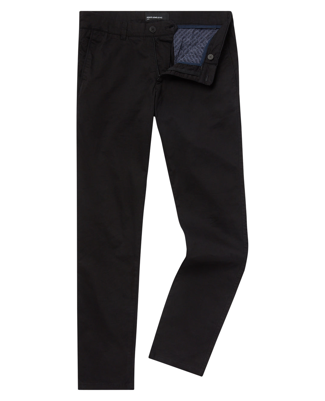 Remus Uomo – Emilio Slim Leg Chinos – Black