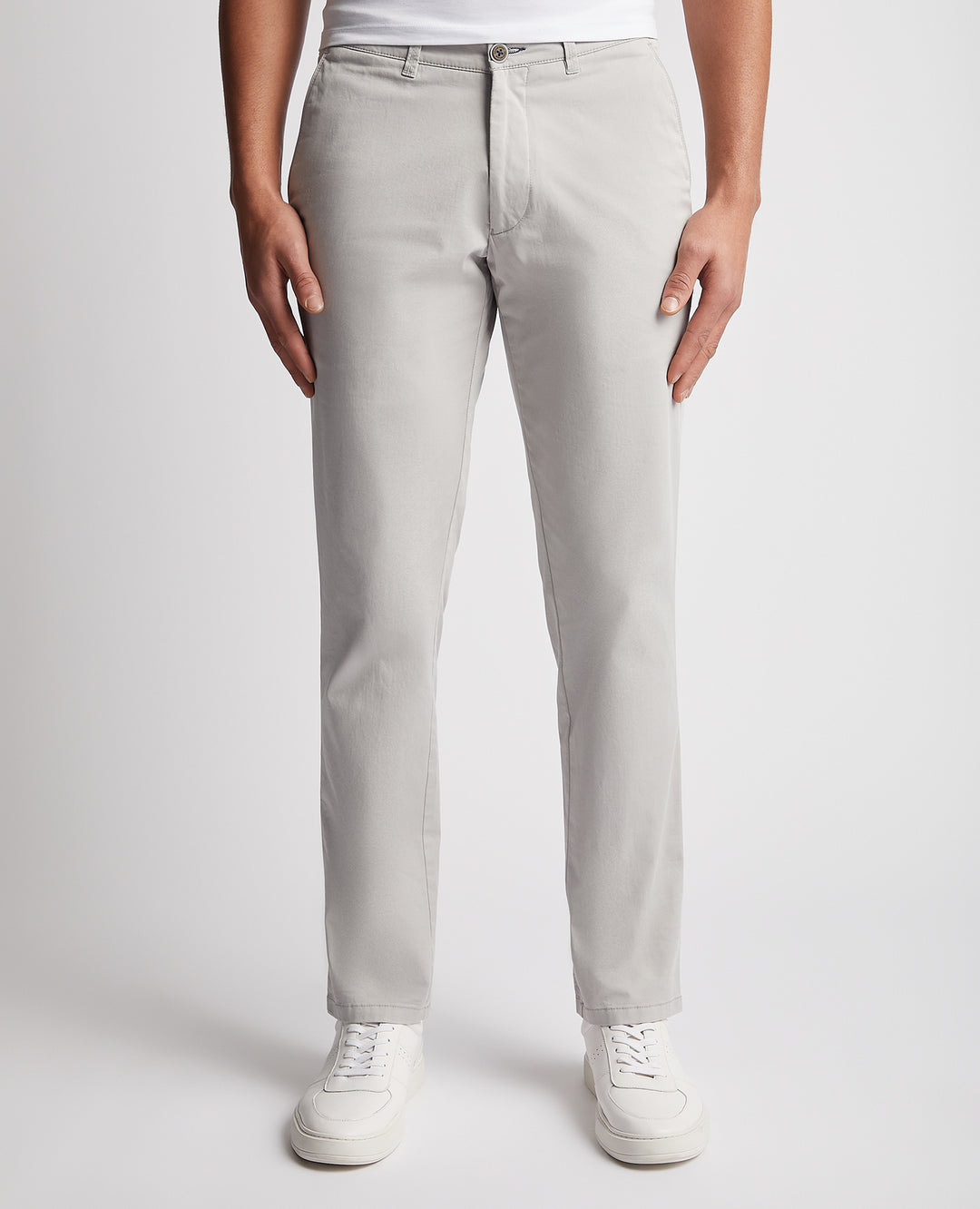 Remus Uomo – Emilio Slim Leg Chinos – Light Grey
