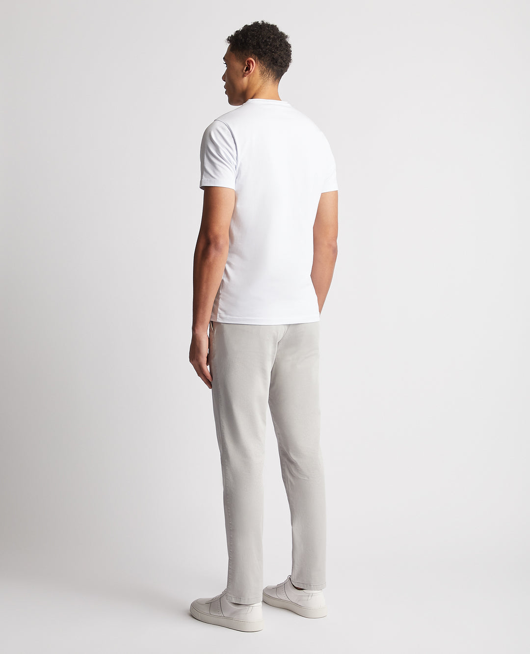 Remus Uomo – Emilio Slim Leg Chinos – Light Grey