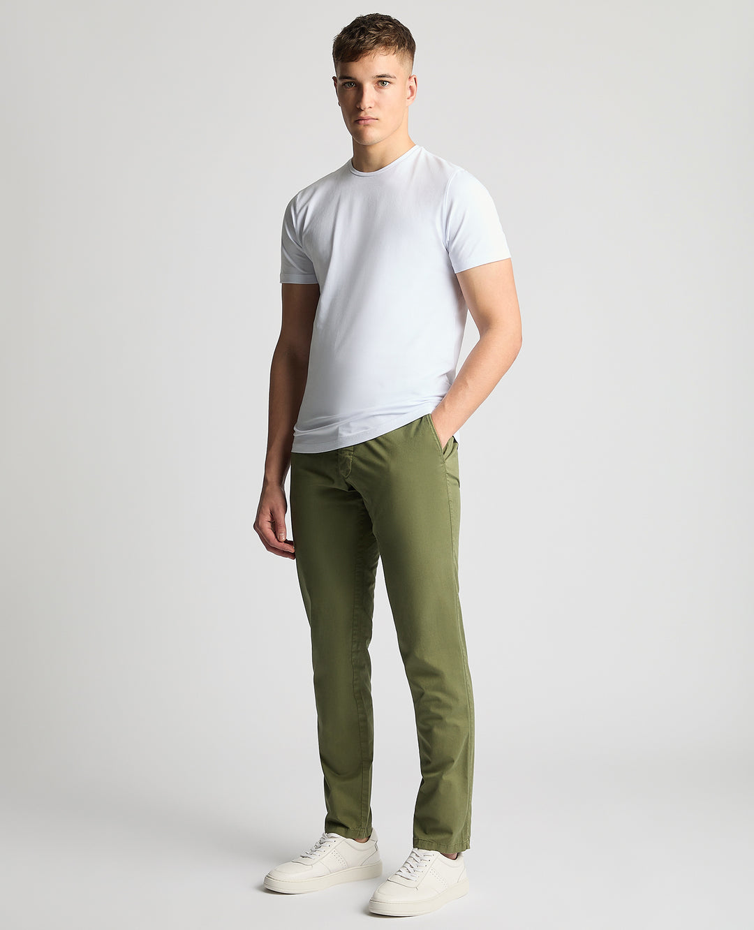 Remus Uomo – Emilio Slim Leg Chinos – Olive