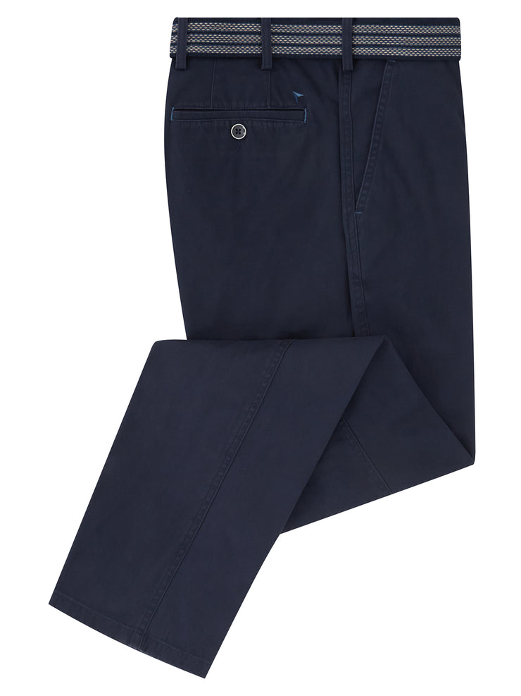 Drifter Driscoll Regular Fit Navy Chinos