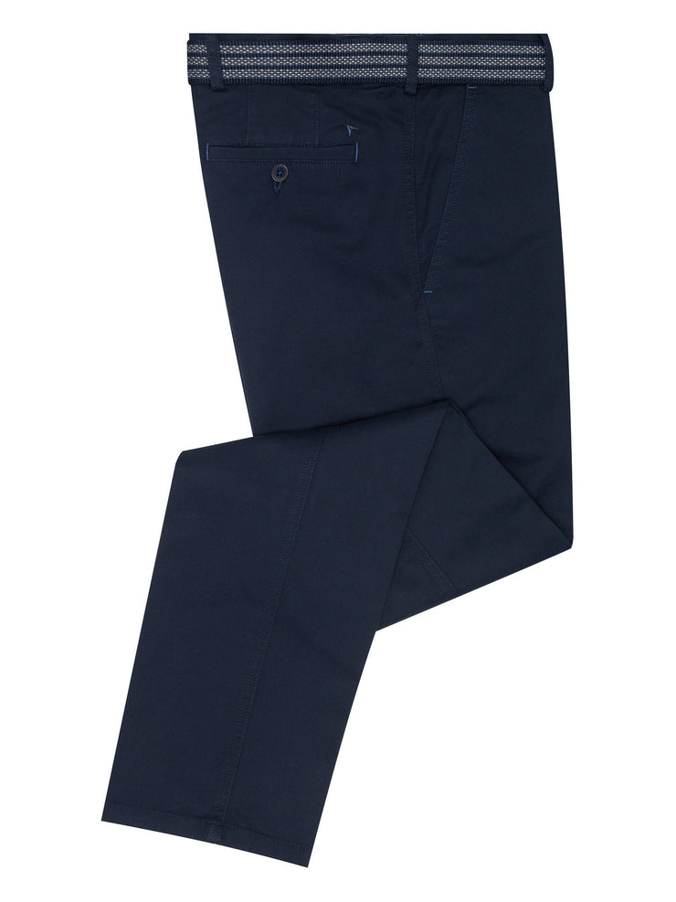 Daniel Grahame Driscoll Chinos Navy and Dark Blue