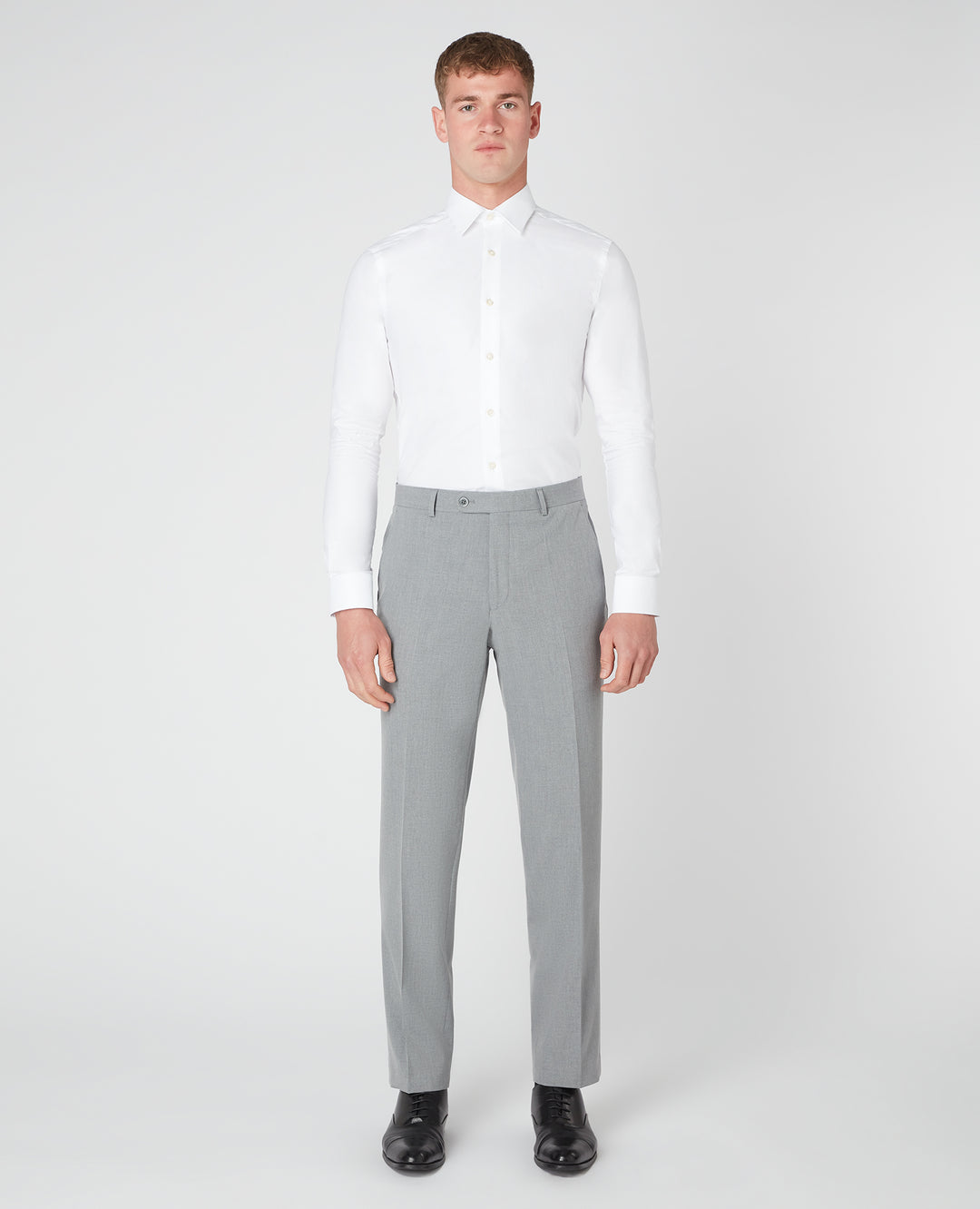 Remus Uomo Palucci Mix &amp; Match Tapered Trousers Grey