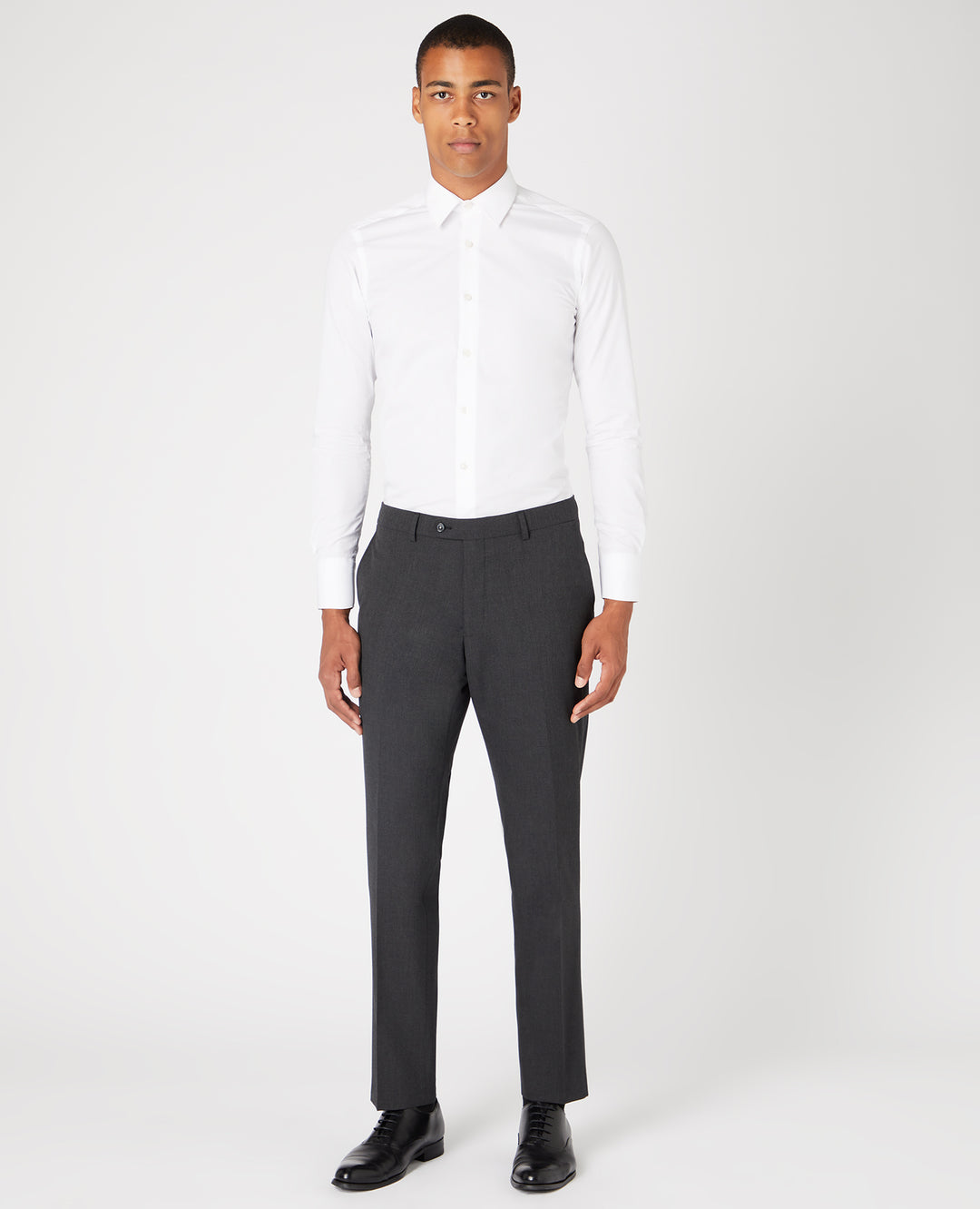 Remus Uomo Palucci Mix &amp; Match Tapered Trousers Charcoal