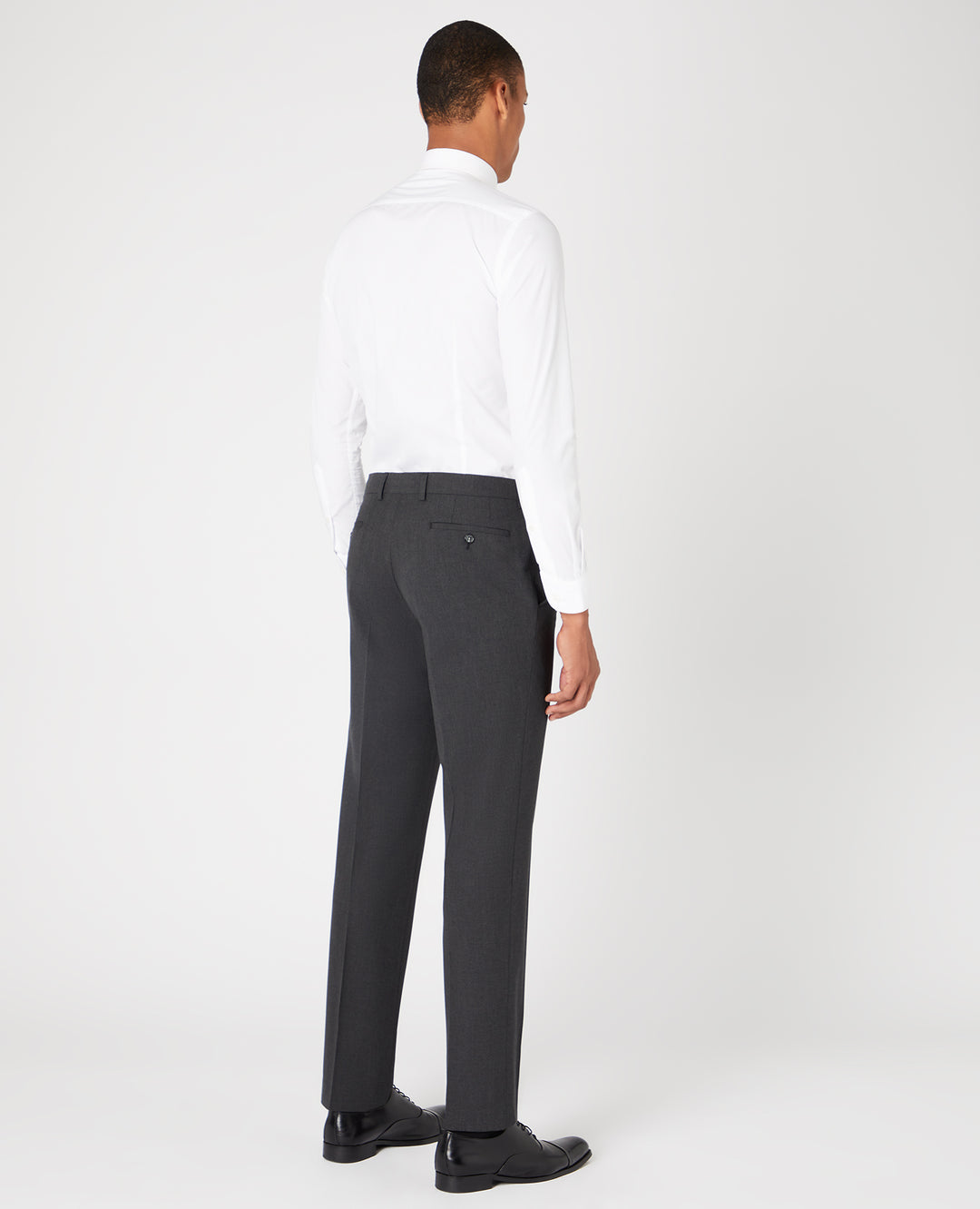 Remus Uomo Palucci Mix &amp; Match Tapered Trousers Charcoal