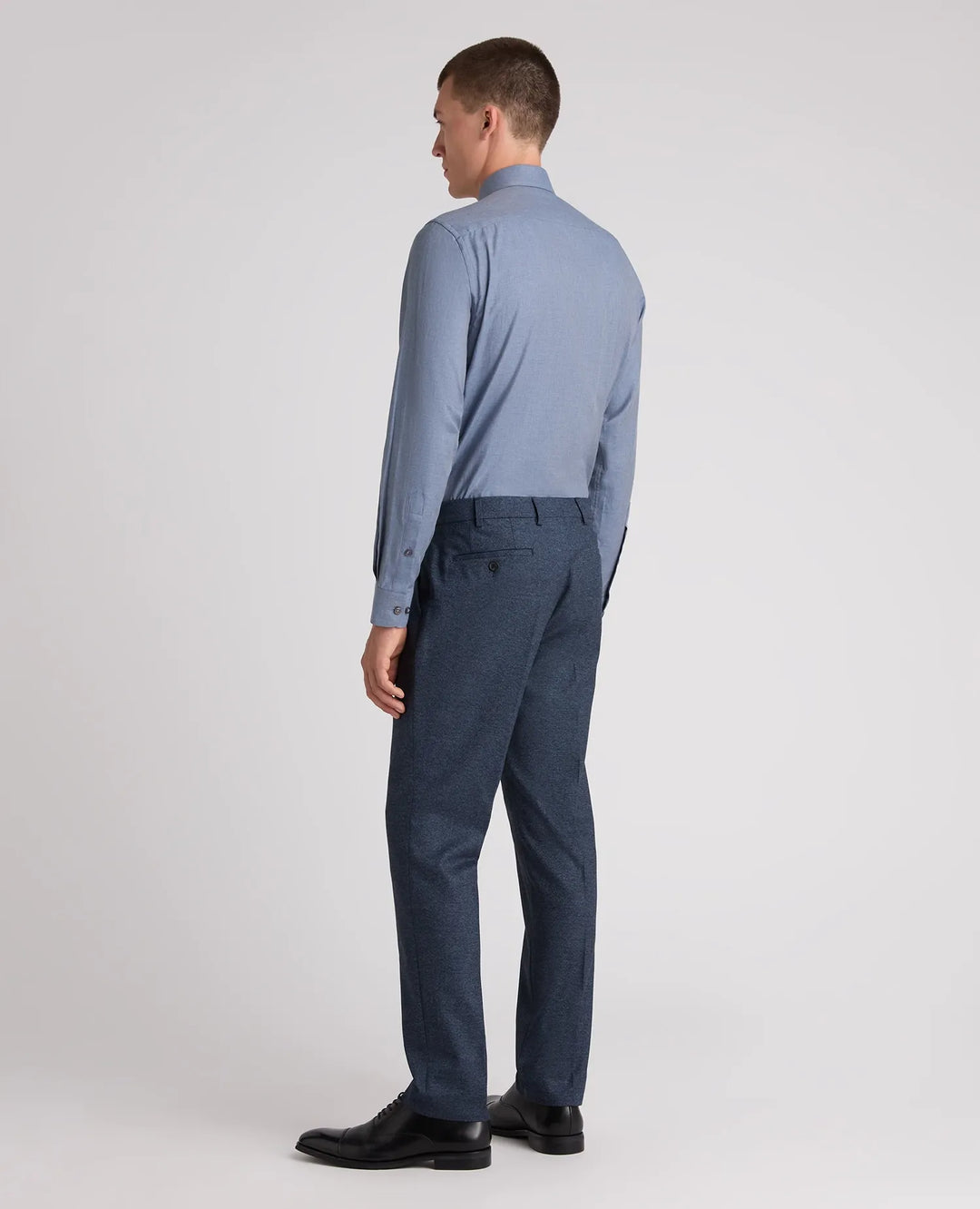 Monza J Slim Fit Formal Trousers – Blue