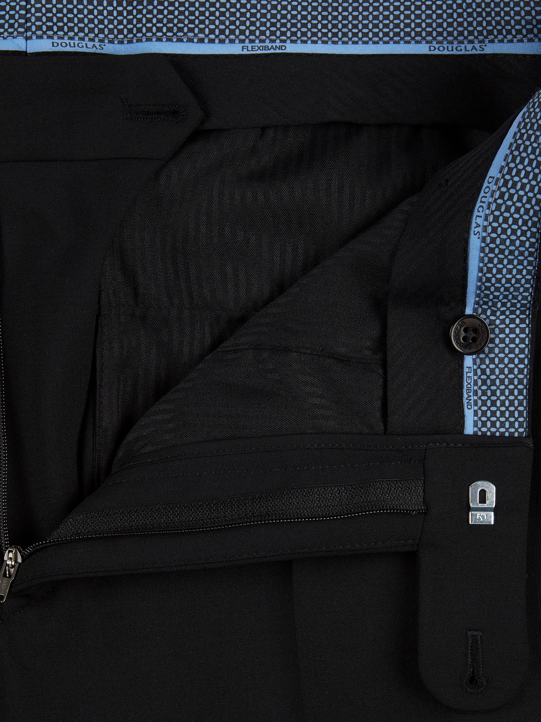 Douglas – Regular Fit – Black – Biarritz Formal Trousers