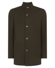 Remus Uomo Jonah Dark Lovat Overcoat