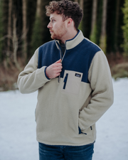 Bleubird – Polar 1/4 Zip Fleece – Sand – Unisex