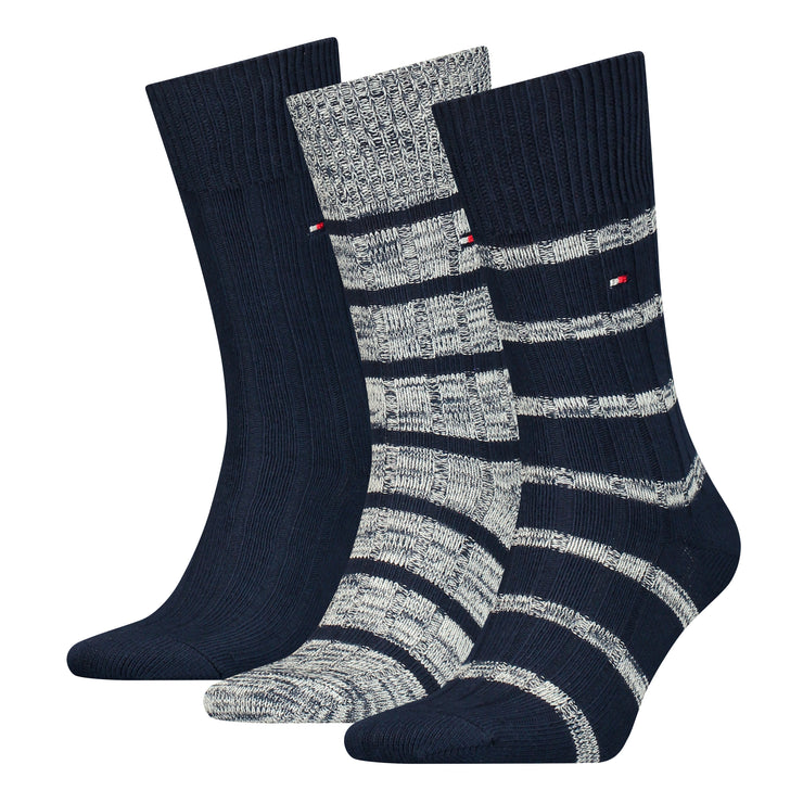 Hilfiger 3 Pack Sock Gift Box Slub