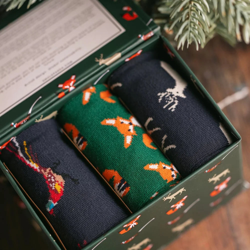 Bamboo Sock Gift Box – 3 Pack