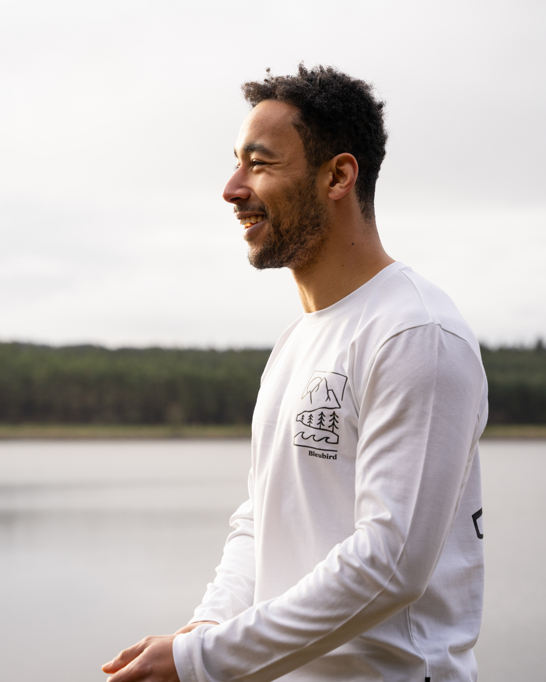 Bleubird Wilder Collection Alpine Long Sleeve Tee – White