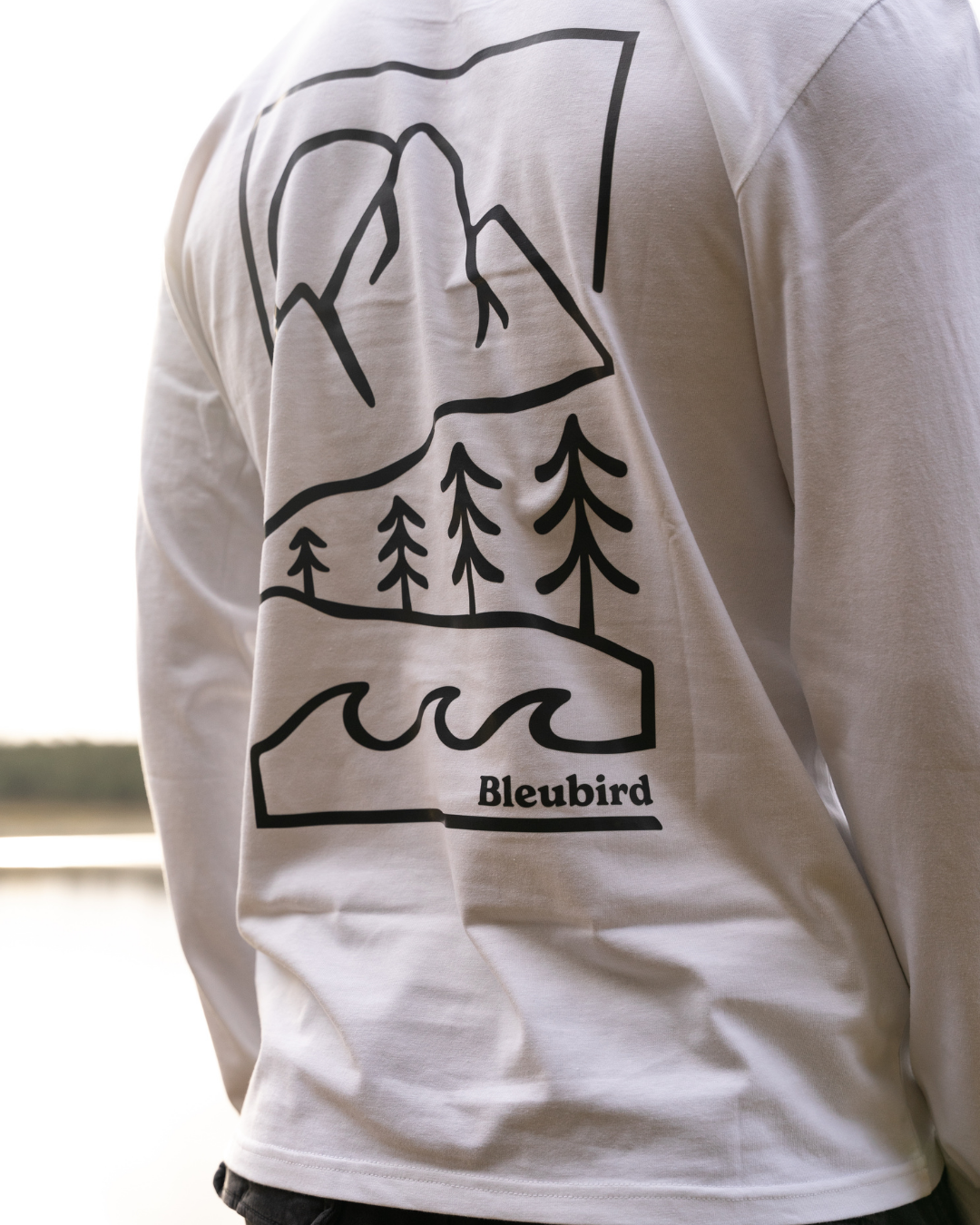 Bleubird Wilder Collection Alpine Long Sleeve Tee – White