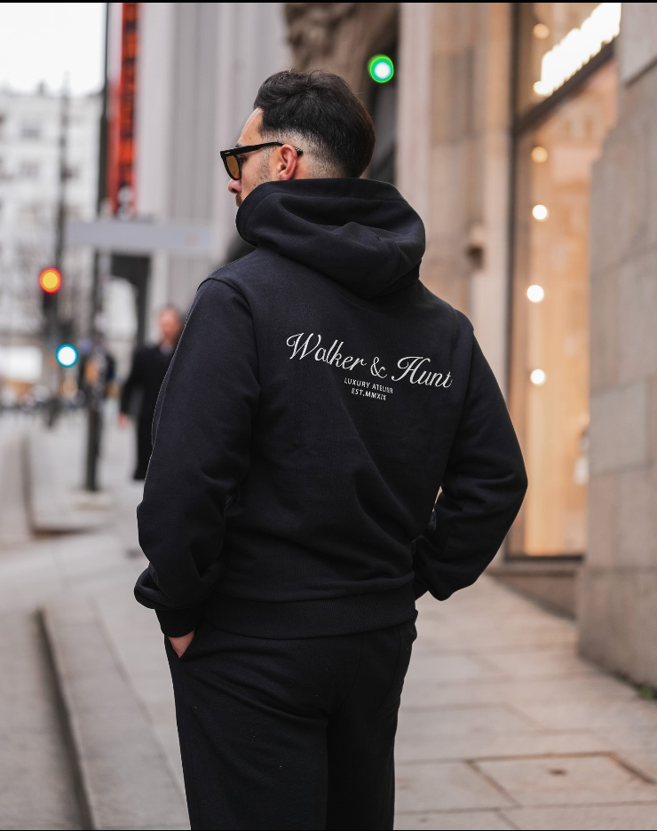 Walker &amp; Hunt – Atelier Hoodie – Black
