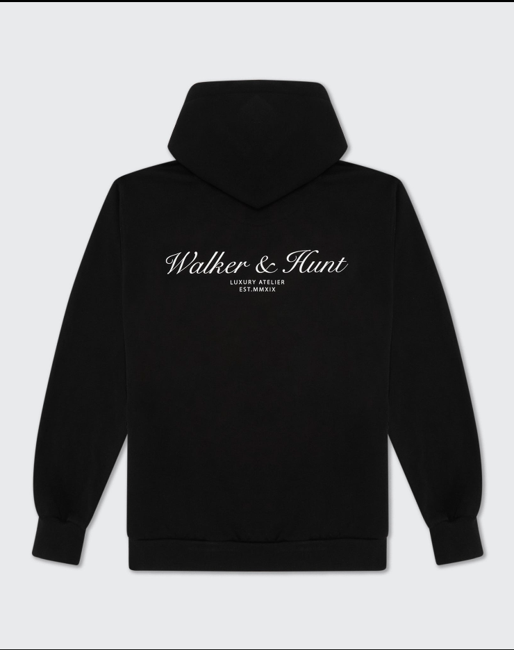 Walker &amp; Hunt – Atelier Hoodie – Black