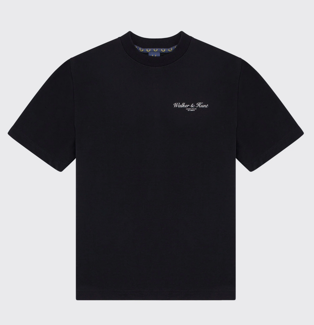 Walker &amp; Hunt – Relaxed Fit – Black – Atelier T-Shirt