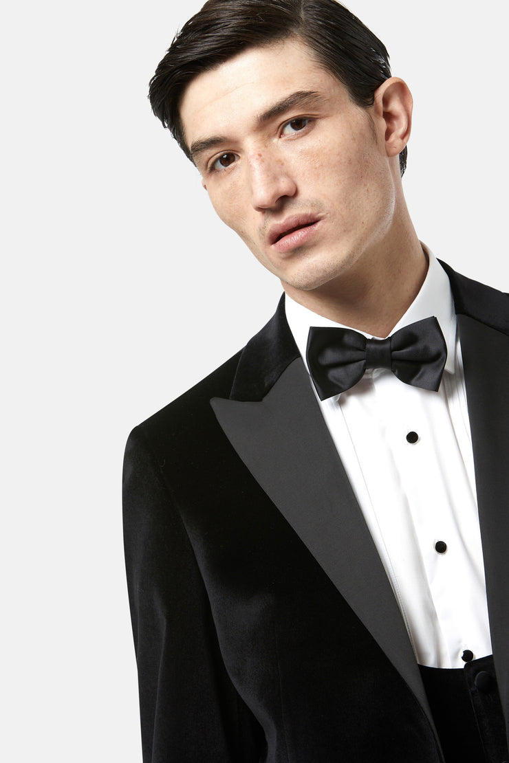 Benetti Jasper Black Velvet Tuxedo Jacket