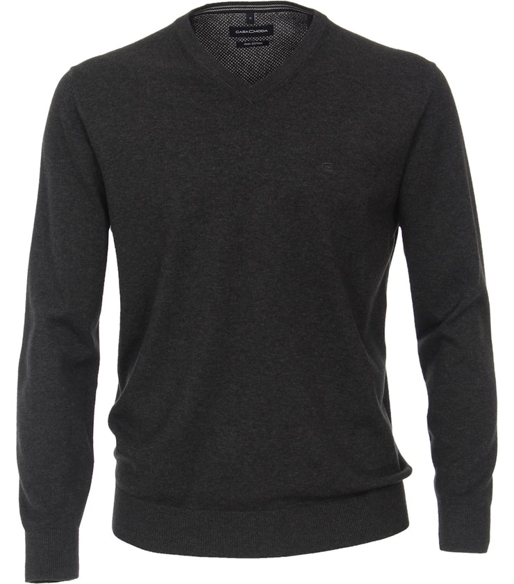 Casa Moda – V-Neck – Regular Fit – Cotton Pullover