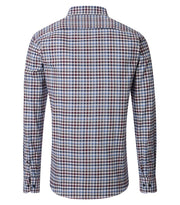 Casa Moda – Casual Fit – Blue Check – Cotton Oxford Shirt