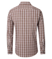 Casa Moda – Casual Fit – Beige Check – Cotton Shirt