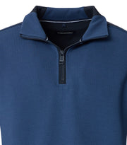 Casa Moda – Half Zip – Sargasso Sea – Cotton Blend Sweatshirt